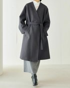 【ドゥクラッセ/DoCLASSE】のウールボンディング・フレアコート グレー|ID: prp329100004934148 ipo3291000000037102457