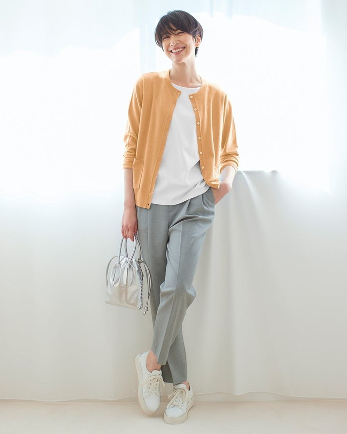 【ドゥクラッセ/DoCLASSE】のヘザークロス・タックテーパードパンツ インテリア・キッズ・メンズ・レディースファッション・服の通販 founy(ファニー) https://founy.com/ ファッション Fashion レディースファッション Fashion for Women パンツ Pants & Trousers サマー Summer, Summer Style エレガント 上品 Elegant 吸水 Absorbent, Quick-Dry 夏 Summer 春 Spring S/S・春夏 SS, Spring/Summer, Warm Season 軽量 Lightweight, Ultra Light |ID: prp329100004934167 ipo3291000000037102476