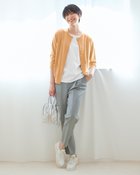 【ドゥクラッセ/DoCLASSE】のヘザークロス・タックテーパードパンツ グレー|ID: prp329100004934167 ipo3291000000037102477