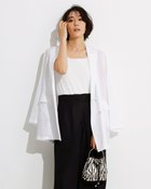 【ドゥクラッセ/DoCLASSE】のシアーラミー・ダブルジャケット オフホワイト|ID: prp329100004934171 ipo3291000000037098333