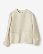 【ドゥクラッセ/DoCLASSE】のシルキーダブルクロス・ポケットプルオーバー サンドベージュ|ID: prp329100004934174 ipo3291000000037098341