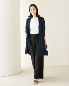 【ドゥクラッセ/DoCLASSE】のループツイード・セミワイドパンツ ブラック|ID: prp329100004934177 ipo3291000000037033118