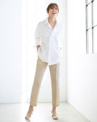 【ドゥクラッセ/DoCLASSE】のシルキーダブルクロス・テーパードパンツ 人気、トレンドファッション・服の通販 founy(ファニー) ファッション Fashion レディースファッション Fashion for Women パンツ Pants & Trousers フォルム Silhouette, Form thumbnail サンドベージュ|ID: prp329100004934178 ipo3291000000037033123