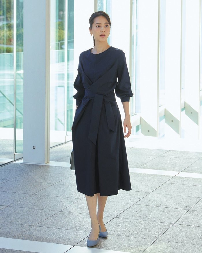 【ドゥクラッセ/DoCLASSE】のラップデザイン・ワンピース インテリア・キッズ・メンズ・レディースファッション・服の通販 founy(ファウニー) https://founy.com/ ファッション Fashion レディースファッション Fashion for Women ワンピース Dresses なめらか Smooth, Silky Texture ドレス Dress, One-Piece ラップ Wrap, Wrap Design リボン Ribbon, Bow |ID: prp329100004934180 ipo3291000000037256989