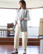 【ドゥクラッセ/DoCLASSE】のスラブコットン・カーブパンツ エクルー|ID: prp329100004934182 ipo3291000000037102498