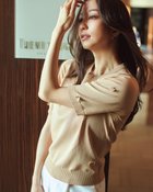 【ドゥクラッセ/DoCLASSE】のコットン混ニット・リボンパーツ半袖プルオーバー 人気、トレンドファッション・服の通販 founy(ファニー) ファッション Fashion レディースファッション Fashion for Women トップス・カットソー Cut & Sew Tops ニット Knit Tops & Sweaters カジュアルプルオーバー・ニットトップス Pullovers & Knit Tops / Casual Pullovers アンサンブル Ensemble Set カーディガン Cardigan, Knitwear シンプル Simple, Minimal セーター Sweater, Knitwear リボン Ribbon, Bow 半袖 Short Sleeve, Half Sleeve thumbnail ベージュ|ID: prp329100004934191 ipo3291000000037033164