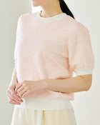 【ドゥクラッセ/DoCLASSE】のリボンヤーン・ジャカードトップス ソフトピンク|ID: prp329100004934194 ipo3291000000037102511