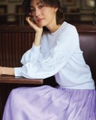 【ドゥクラッセ/DoCLASSE】のコットン混ニット・カットワークプルオーバー 人気、トレンドファッション・服の通販 founy(ファニー) ファッション Fashion レディースファッション Fashion for Women トップス・カットソー Cut & Sew Tops ニット Knit Tops & Sweaters カジュアルプルオーバー・ニットトップス Pullovers & Knit Tops / Casual Pullovers インナー Innerwear シフォン Chiffon, Lightweight Fabric シンプル Simple, Minimal スリーブ Sleeve, Long Sleeve / Short Sleeve セーター Sweater, Knitwear ワーク Workwear, Utility Style thumbnail ホワイト|ID: prp329100004934201 ipo3291000000037033200