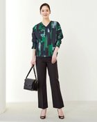 【ドゥクラッセ/DoCLASSE】の二重織コットンストレッチ・脚長ブーツカット ブラック|ID: prp329100004934203 ipo3291000000037033210