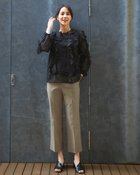 【ドゥクラッセ/DoCLASSE】の二重織コットンストレッチ・脚長ブーツカット トープ|ID: prp329100004934203 ipo3291000000037033211