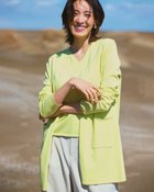 【ドゥクラッセ/DoCLASSE】のUVニット・ラメデザインアンサンブル ペールイエロー|ID: prp329100004934204 ipo3291000000037057384