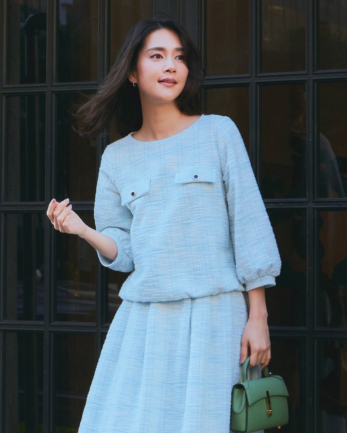 【ドゥクラッセ/DoCLASSE】のツイードライク・パフ袖プルオーバー インテリア・キッズ・メンズ・レディースファッション・服の通販 founy(ファニー) https://founy.com/ ファッション Fashion レディースファッション Fashion for Women トップス・カットソー Cut & Sew Tops シャツ・ブラウス・オフィスカジュアル Elegant Blouses & Button-Ups ロングTシャツ・Tシャツ Longline T-Shirts & Tees カジュアルプルオーバー・ニットトップス Pullovers & Knit Tops / Casual Pullovers カットソー・ベーシックTシャツ Cut-and-Sewn Tops / Stretch Tees & Basics おすすめ Recommended / Our Picks エナメル Patent Leather オケージョン Occasion Wear カットソー Cut and Sewn Top セットアップ Set-Up, Coordinated Outfit ツイード Twill, Twill Weave ブラウジング Blouson Silhouette, Cinched Waist ミックス Mix, Mixed Style |ID: prp329100004934206 ipo3291000000037102521