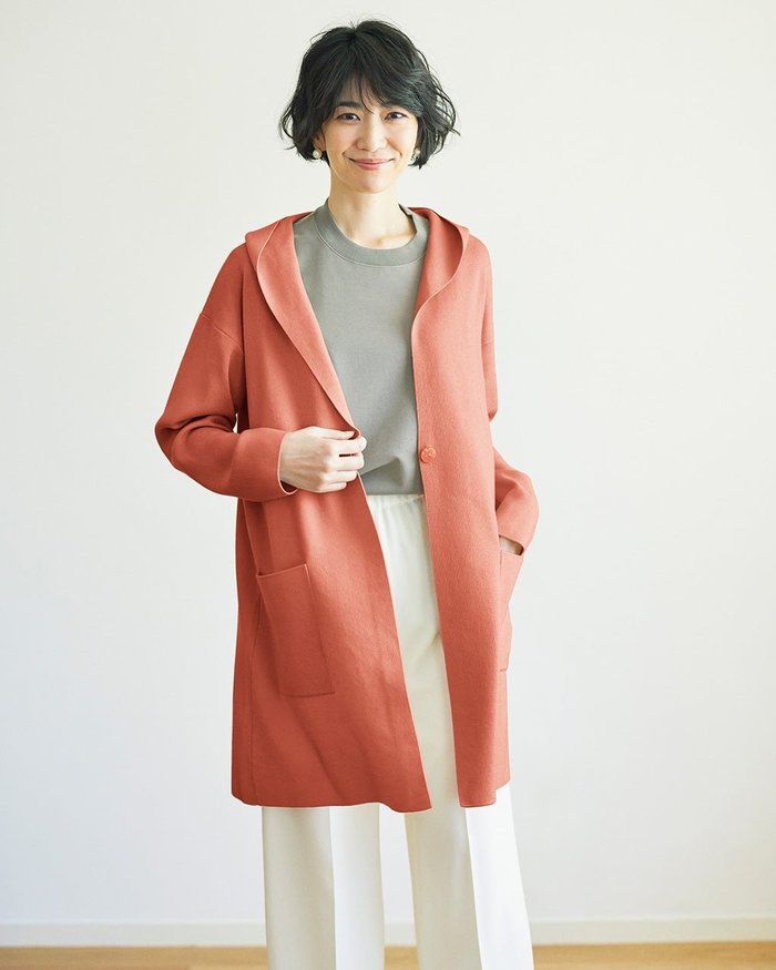 【ドゥクラッセ/DoCLASSE】の総針編み・フード付きコーディガン インテリア・キッズ・メンズ・レディースファッション・服の通販 founy(ファニー) https://founy.com/ ファッション Fashion レディースファッション Fashion for Women トップス・カットソー Cut & Sew Tops カーディガン・羽織り Layered Style Cardigans カーディガン Cardigan, Knitwear コーディガン Coatigan, Knit Coat |ID: prp329100004934216 ipo3291000000037102535