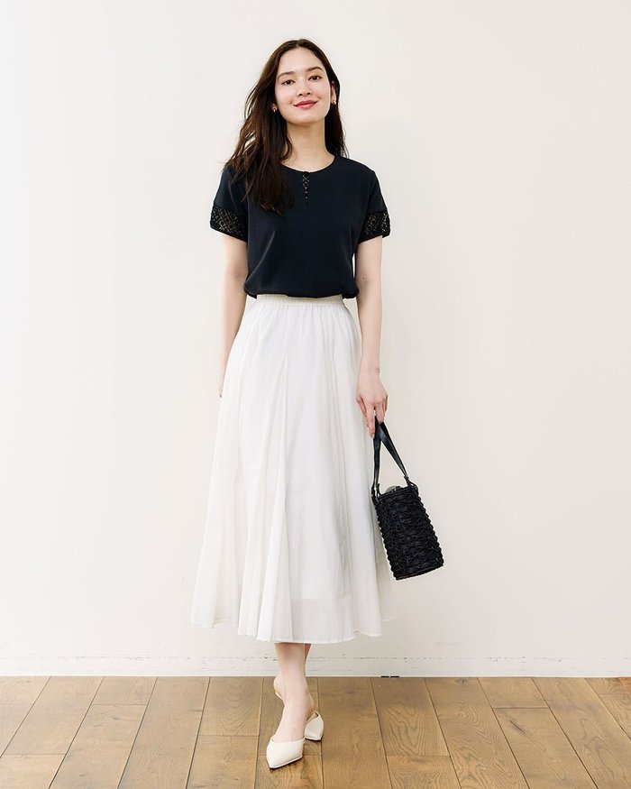 【ドゥクラッセ/DoCLASSE】のシルクコットン・フレアスカート インテリア・キッズ・メンズ・レディースファッション・服の通販 founy(ファニー) https://founy.com/ ファッション Fashion レディースファッション Fashion for Women スカート Skirts Aライン・フレアスカート A-Line & Flared Skirts ギャザー Gathered, Ruffled シルク Silk, 100% Silk フレア Flare, Flared ロマンティック Romantic, Feminine Style |ID: prp329100004934233 ipo3291000000037033329