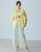 【ドゥクラッセ/DoCLASSE】のヴィスコースツイル・タックワイドパンツ 人気、トレンドファッション・服の通販 founy(ファニー) ファッション Fashion レディースファッション Fashion for Women パンツ Pants & Trousers セットアップ Set-Up, Coordinated Outfit ワイド Wide, Wide Fit thumbnail ミントグリーン|ID: prp329100004934236 ipo3291000000037033339