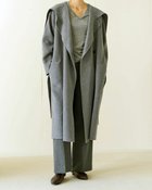 【ドゥクラッセ/DoCLASSE】のイタリアンダブルフェイス・ストールコート 人気、トレンドファッション・服の通販 founy(ファニー) ファッション Fashion レディースファッション Fashion for Women アウター Coat / Outerwear Collection コート・ロングコート・ピーコート Long Coats, Peacoats & More イタリア Italy ストール Stole, Wrap ダブル Double, Double-Breasted ビッグ Big, Oversized フェイス Face, Facial Design ロング Long, Long-Length 冬 Winter / This Winter thumbnail グレー|ID: prp329100004934249 ipo3291000000037033380