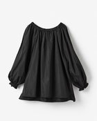 【ドゥクラッセ/DoCLASSE】のシルク混タフタ・バックリボンブラウス ブラック|ID: prp329100004934258 ipo3291000000037057406