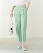 【ドゥクラッセ/DoCLASSE】のシルクウールツイル・テーパードパンツ 人気、トレンドファッション・服の通販 founy(ファニー) ファッション Fashion レディースファッション Fashion for Women パンツ Pants & Trousers カッティング Cutting Detail シルク Silk, 100% Silk セットアップ Set-Up, Coordinated Outfit チュニック Tunic, Long Top フォルム Silhouette, Form ミックス Mix, Mixed Style ビジネス 仕事 通勤 Business / Work / Commuting thumbnail グリーン|ID: prp329100004934263 ipo3291000000037033424
