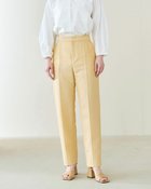 【ドゥクラッセ/DoCLASSE】のシルクウールツイル・テーパードパンツ イエロー|ID: prp329100004934263 ipo3291000000037093360
