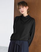 【ドゥクラッセ/DoCLASSE】のウール混・ドレープファネルネックニット 人気、トレンドファッション・服の通販 founy(ファニー) ファッション Fashion レディースファッション Fashion for Women トップス・カットソー Cut & Sew Tops ニット Knit Tops & Sweaters セーター Sweater, Knitwear ドレープ Drape, Draping Fabric thumbnail ブラック|ID: prp329100004934271 ipo3291000000037033449