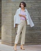 【ドゥクラッセ/DoCLASSE】のウールタッチニードル・裾段差テーパード ストーン|ID: prp329100004934272 ipo3291000000037093368