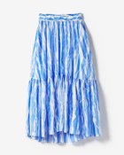 【ドゥクラッセ/DoCLASSE】のコットンローン・プリントティアードスカート 人気、トレンドファッション・服の通販 founy(ファニー) ファッション Fashion レディースファッション Fashion for Women スカート Skirts ティアードスカート Tiered Skirts ギャザー Gathered, Ruffled ティアード Tiered, Tiered Style ハンド Hand, Handmade プリント Print, Printed Pattern 夏 Summer thumbnail ブルー|ID: prp329100004934273 ipo3291000000037033459