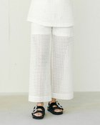 【ドゥクラッセ/DoCLASSE】のコットンピケ・レースパンツ ホワイト|ID: prp329100004934275 ipo3291000000037102570