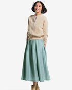 【ドゥクラッセ/DoCLASSE】のトリアセシャンタン・タックフレアスカート ブルー|ID: prp329100004934279 ipo3291000000037094175