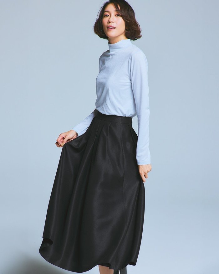 【ドゥクラッセ/DoCLASSE】のトリアセシャンタン・タックフレアスカート インテリア・キッズ・メンズ・レディースファッション・服の通販 founy(ファニー) https://founy.com/ ファッション Fashion レディースファッション Fashion for Women スカート Skirts Aライン・フレアスカート A-Line & Flared Skirts エレガント 上品 Elegant シャンタン Shantung, Silk-Like Fabric シルク Silk, 100% Silk ドレス Dress, One-Piece ドレープ Drape, Draping Fabric フレア Flare, Flared ミックス Mix, Mixed Style |ID: prp329100004934279 ipo3291000000037192661