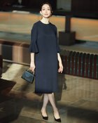 【ドゥクラッセ/DoCLASSE】のダブルクロス・ベルスリーブワンピース ネイビー|ID: prp329100004934282 ipo3291000000037257199