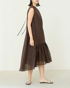 【ドゥクラッセ/DoCLASSE】のシアーコットン・ティアードドレス ブラウン|ID: prp329100004934302 ipo3291000000037102598