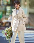 【ドゥクラッセ/DoCLASSE】の高密度ツイル・シーズンレストレンチコート ストーン|ID: prp329100004934308 ipo3291000000037033565
