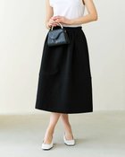 【ドゥクラッセ/DoCLASSE】のストレッチジャカード・フレアスカート ブラック|ID: prp329100004934321 ipo3291000000037033609