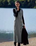 【ドゥクラッセ/DoCLASSE】の裏起毛ストレッチサキソニー・ジャンスカ グレーストライプ|ID: prp329100004934335 ipo3291000000037033661