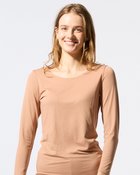 【ヌックル/Nukle】のNukle・ベア天竺めぐりトップス 人気、トレンドファッション・服の通販 founy(ファニー) ファッション Fashion レディースファッション Fashion for Women トップス・カットソー Cut & Sew Tops インナー Innerwear なめらか Smooth, Silky Texture 冬 Winter / This Winter おすすめ Recommended / Our Picks thumbnail モカ|ID: prp329100004934341 ipo3291000000037033688