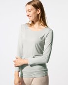 【ヌックル/Nukle】のNukle・ベア天竺めぐりトップス 人気、トレンドファッション・服の通販 founy(ファニー) ファッション Fashion レディースファッション Fashion for Women トップス・カットソー Cut & Sew Tops インナー Innerwear なめらか Smooth, Silky Texture 冬 Winter / This Winter おすすめ Recommended / Our Picks thumbnail ライトグレー|ID: prp329100004934341 ipo3291000000037033689