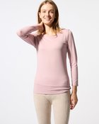 【ヌックル/Nukle】のNukle・ベア天竺めぐりトップス 人気、トレンドファッション・服の通販 founy(ファニー) ファッション Fashion レディースファッション Fashion for Women トップス・カットソー Cut & Sew Tops インナー Innerwear なめらか Smooth, Silky Texture 冬 Winter / This Winter おすすめ Recommended / Our Picks thumbnail ピンクベージュ|ID: prp329100004934341 ipo3291000000037033691