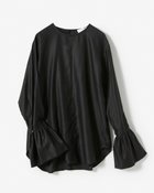 【ドゥクラッセ/DoCLASSE】のワッシャーサテン・フレアスリーブブラウス ブラック|ID: prp329100004934345 ipo3291000000037102661