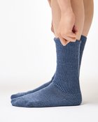 【ヌックル/Nukle】のNukle・裏パイルソックス ブルー|ID: prp329100004934346 ipo3291000000037033717