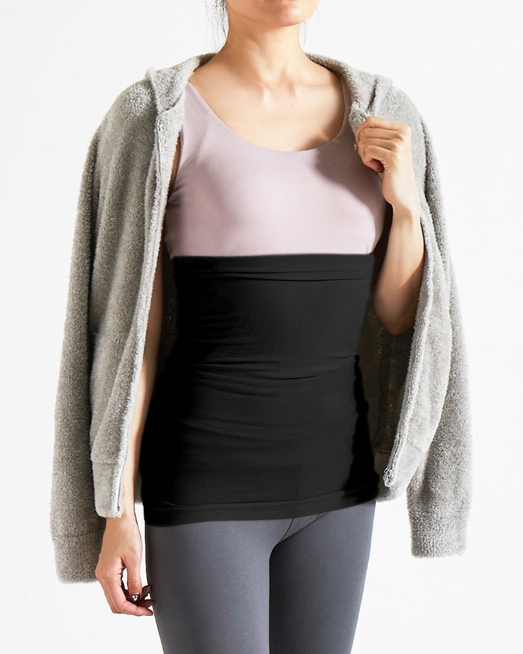 【ヌックル/Nukle】のNukle・スマートラップボディウォーマー インテリア・キッズ・メンズ・レディースファッション・服の通販 founy(ファニー) 　ファッション　Fashion　レディースファッション　Fashion for Women　ソックス&靴下　Socks & Hosiery　ソックス　Socks, Hosiery　ダブル　Double, Double-Breasted　フィット　Fit, Slim Fit　ロング　Long, Long-Length　ブラック|ID: prp329100004934348 ipo3291000000037033727