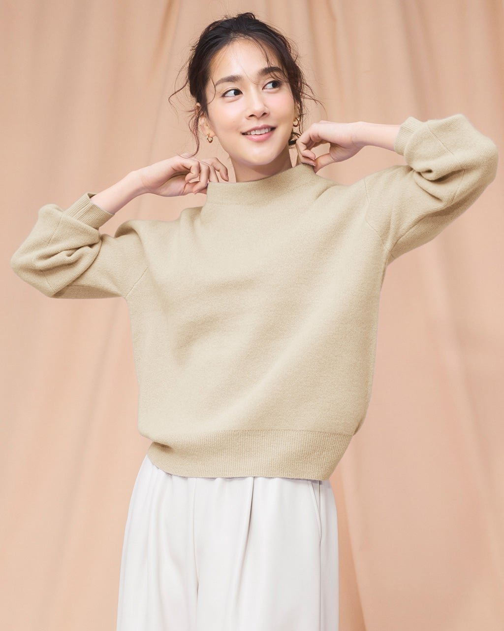 【ドゥクラッセ/DoCLASSE】のスーパーファインメリノ・カシミヤ混セーター 人気、トレンドファッション・服の通販 founy(ファニー) 　ファッション　Fashion　レディースファッション　Fashion for Women　トップス・カットソー　Cut & Sew Tops　ニット　Knit Tops & Sweaters　なめらか　Smooth, Silky Texture　スリーブ　Sleeve, Long Sleeve / Short Sleeve　セーター　Sweater, Knitwear　ミックス　Mix, Mixed Style　 other-1|ID: prp329100004934352 ipo3291000000037033750