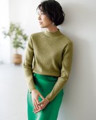 【ドゥクラッセ/DoCLASSE】のリブ編み・ハイネックセーター ピスタチオ|ID: prp329100004934353 ipo3291000000037033758
