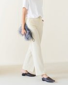 【ドゥクラッセ/DoCLASSE】の強撚ヴィスコース・ストレートパンツ オフホワイト|ID: prp329100004934354 ipo3291000000037102675