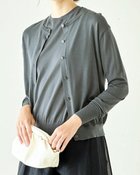 【ドゥクラッセ/DoCLASSE】のスーパーファインメリノ・クルーカーディガン グレー|ID: prp329100004934356 ipo3291000000037098452