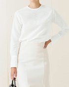 【ドゥクラッセ/DoCLASSE】のシアージャカード・プルオーバー ホワイト|ID: prp329100004934363 ipo3291000000037057470