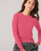 【ドゥクラッセ/DoCLASSE】のカシミヤ混・シアークルーネック フューシャピンク|ID: prp329100004934387 ipo3291000000037098489