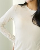 【ドゥクラッセ/DoCLASSE】のカシミヤ混・シアークルーネック ホワイト|ID: prp329100004934387 ipo3291000000037098491