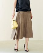 【ドゥクラッセ/DoCLASSE】のウールライク・裾消しプリーツスカート トープミックス|ID: prp329100004934394 ipo3291000000037102720