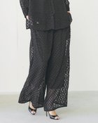 【ドゥクラッセ/DoCLASSE】のシアージャカード・パンツ ブラック|ID: prp329100004934395 ipo3291000000037246646