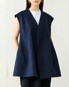 【ドゥクラッセ/DoCLASSE】のコットンダブルフェイス・コクーンジレ ネイビー|ID: prp329100004934396 ipo3291000000037094220